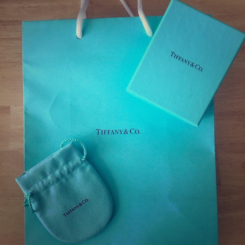 Large size tiffanys bag and jewelry box set